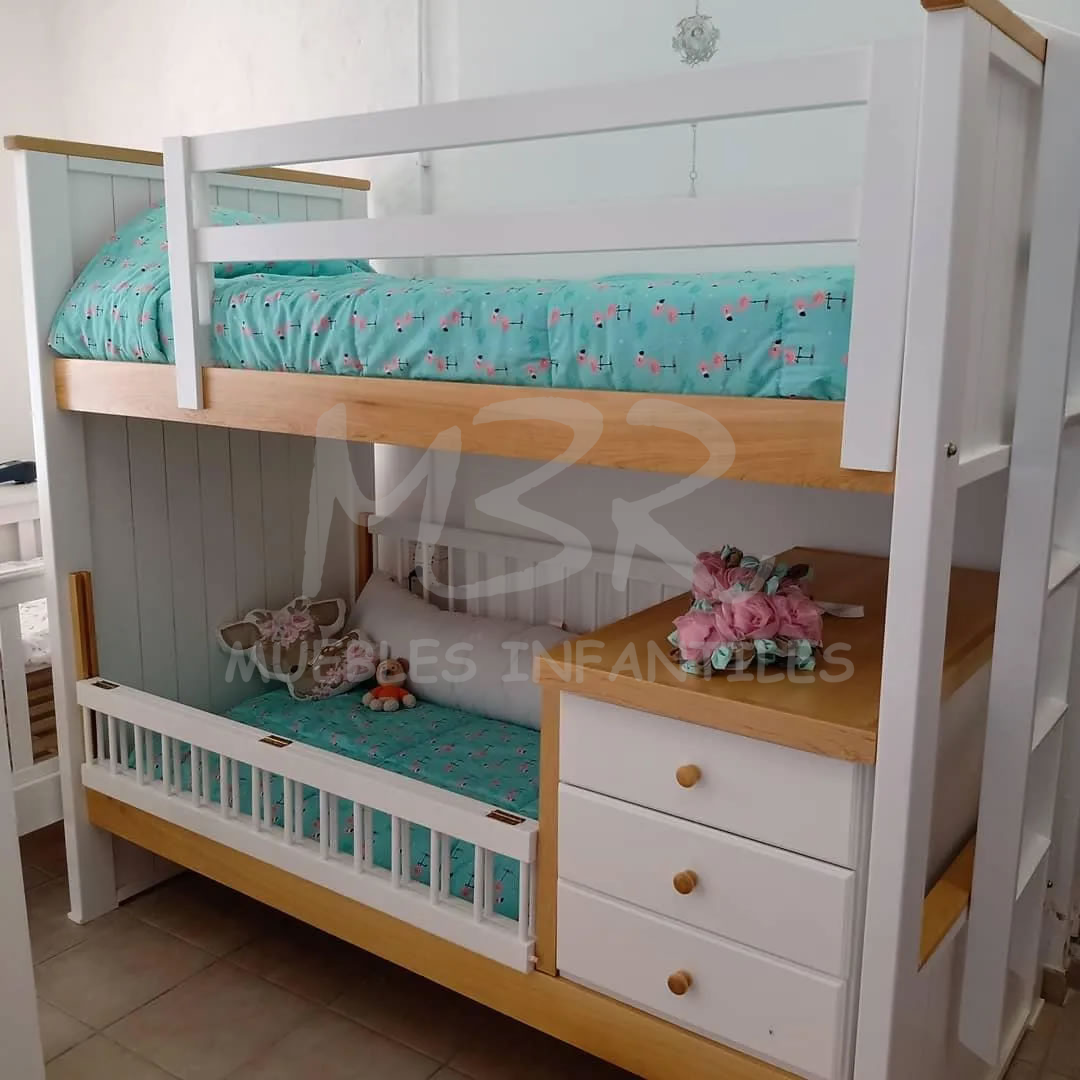 CUCHETA FIJA + CUNA FUNCIONAL LACA/LUSTRE - Imagen 3