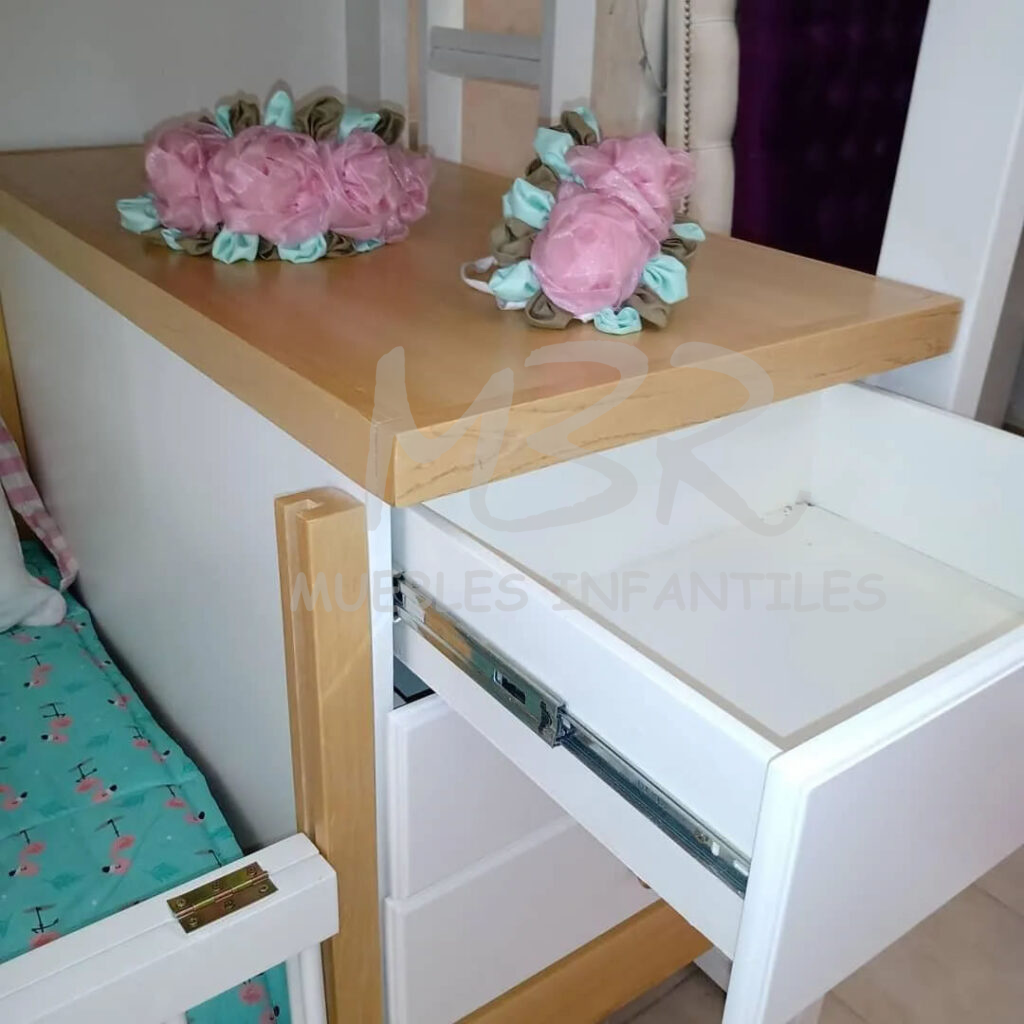 CUCHETA FIJA + CUNA FUNCIONAL LACA/LUSTRE - Imagen 4