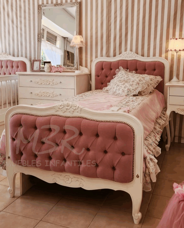 CAMA ESTILO LUIS XV - Imagen 4