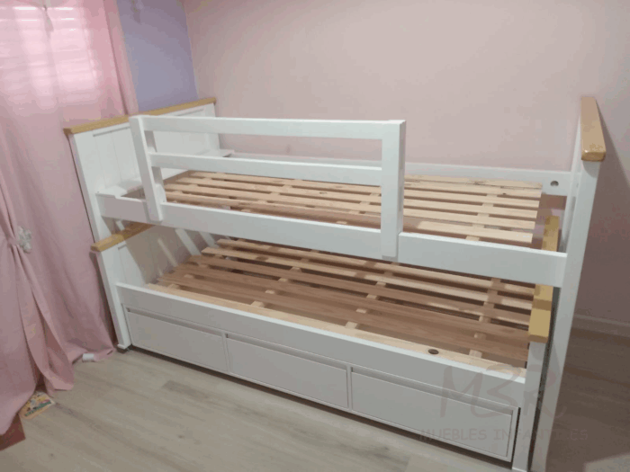 CAMA NIDO LAQUEADA - Imagen 4