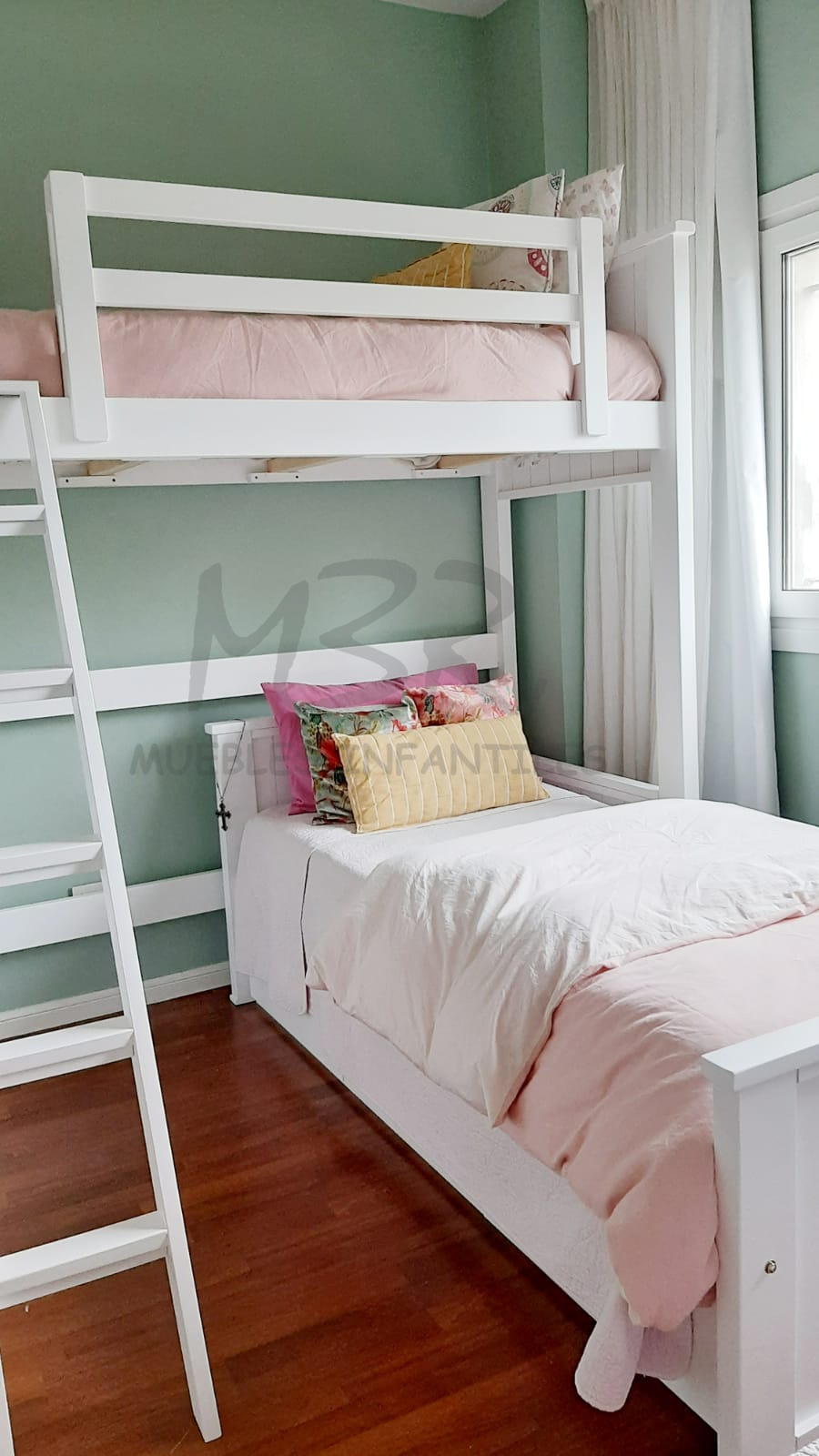 CAMA RINCONERA LACA BLANCO (ALTO 1.80) - Imagen 2