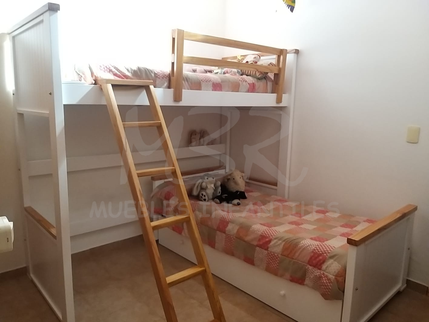 CAMA RINCONERA LACA BLANCO (ALTO 1.80) - Imagen 5