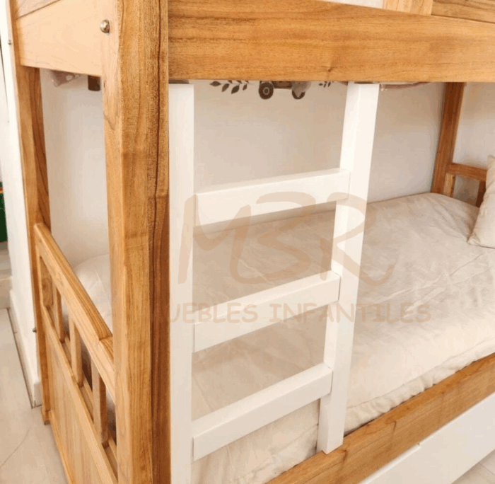 CAMA CUCHETA ESTABLO LUSTRE PARAISO - Imagen 3