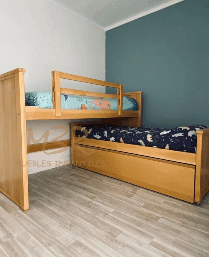 CAMA NIDO LUSTRE GUATAMBU - Imagen 4