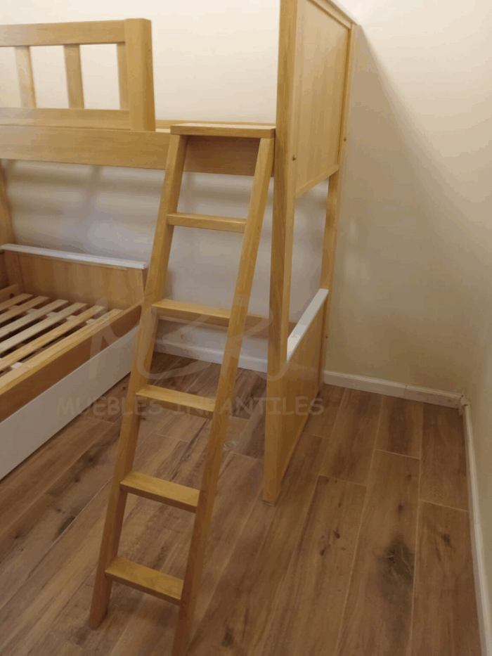 CAMA RINCONERA LUSTRE GUATAMBU + BARANDA ESTABLO - Imagen 4