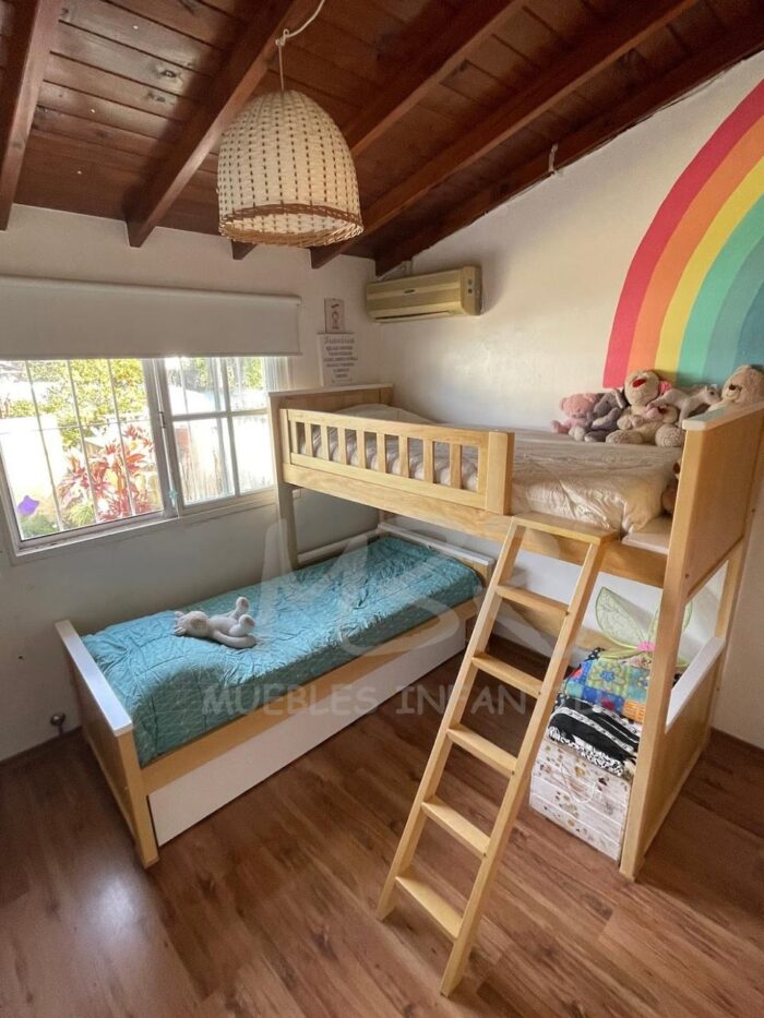CAMA RINCONERA LUSTRE GUATAMBU + BARANDA ESTABLO