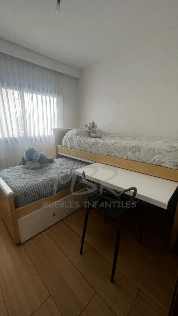 CAMA NIDO CON ESCRITORIOS (LUSTRE GUATAMBU) - Imagen 2